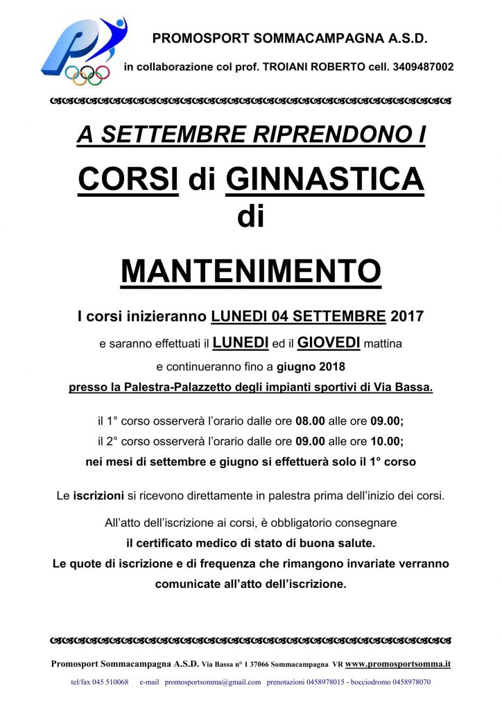 Ginnastica per signore 2017-1